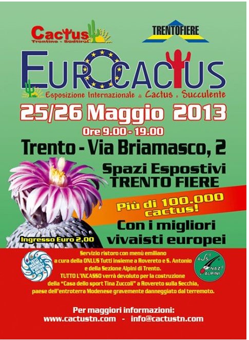 Eurocactus 2013  - volantino